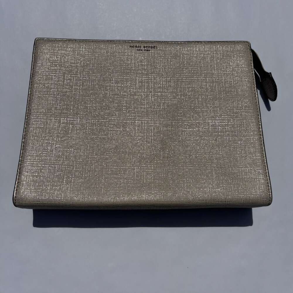 Henri Bendel W57th Cosmetic Clutch - White Gold - Picture 2 of 14